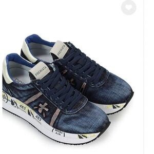 Premiata Blue Denim Sneakers